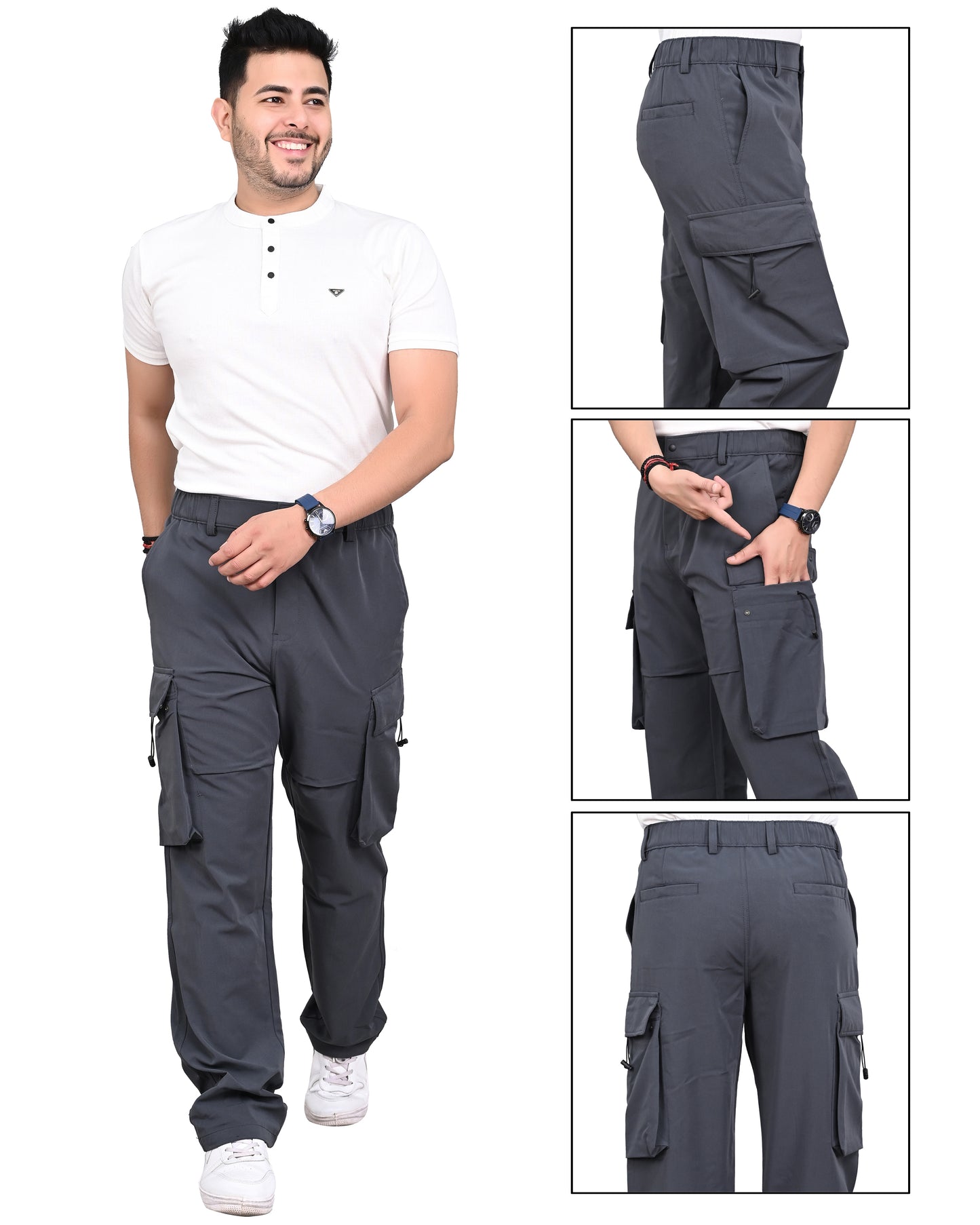 BreezeCotton Grey Cargo