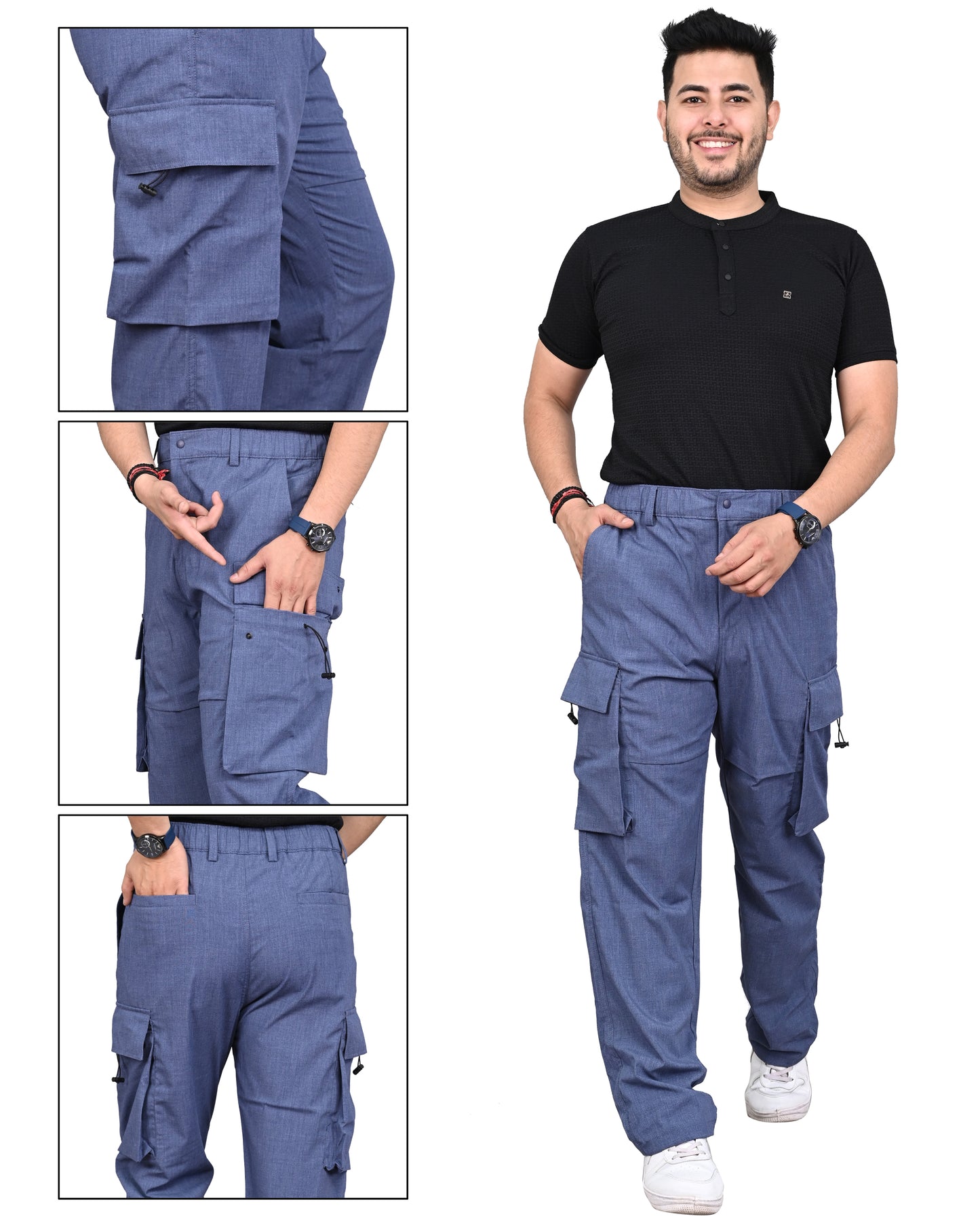 BreezeCotton Steel Blue Cargo