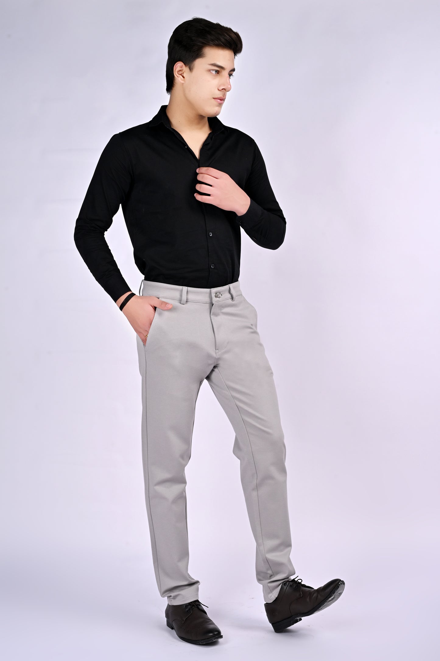 LNC UrbanFlex™ Prime 4-Way Stretch Tailored Grey Trouser