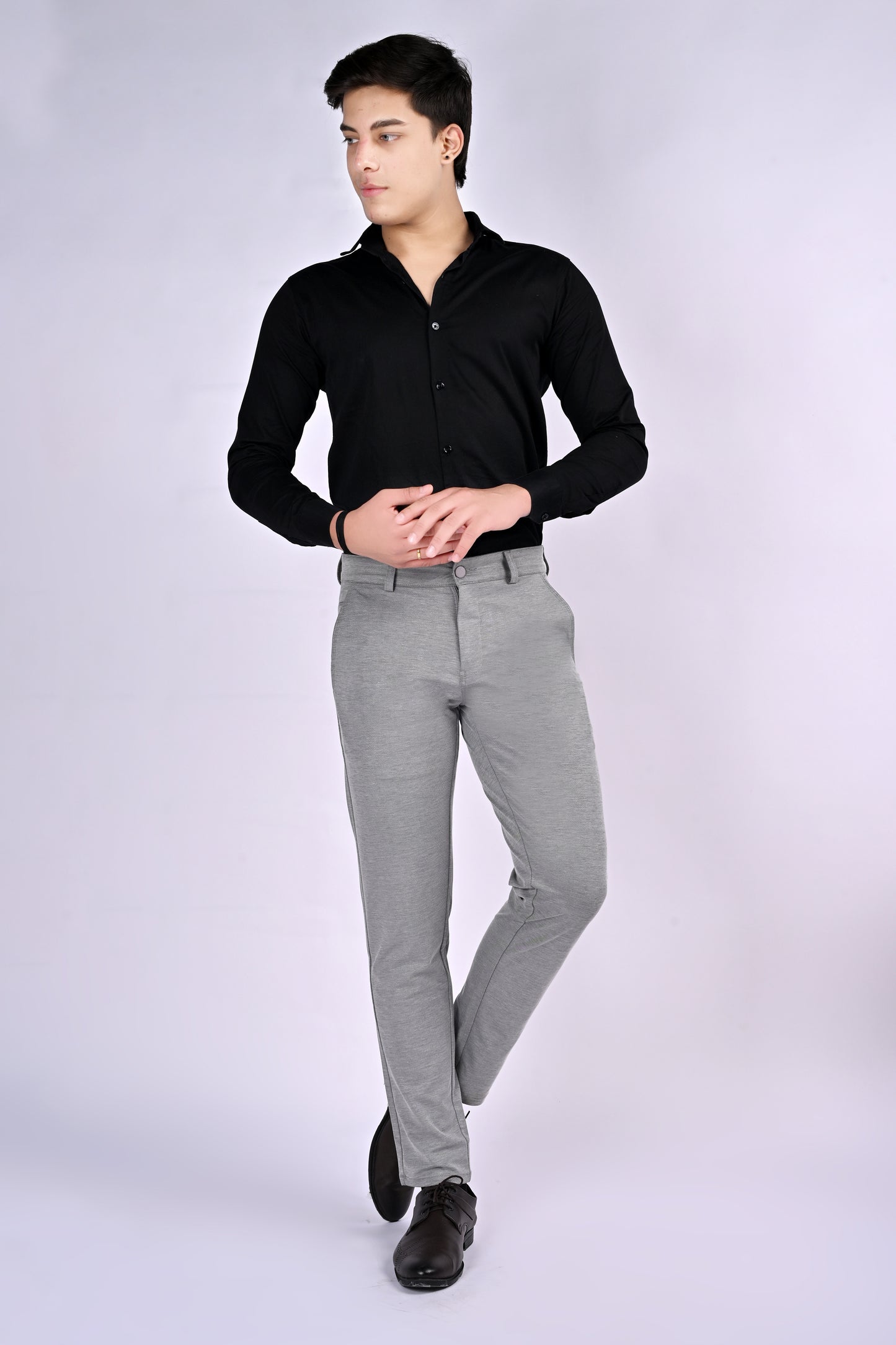 LNC UrbanFlex™ Prime 4-Way Stretch Tailored Light Pale Slate Trouser