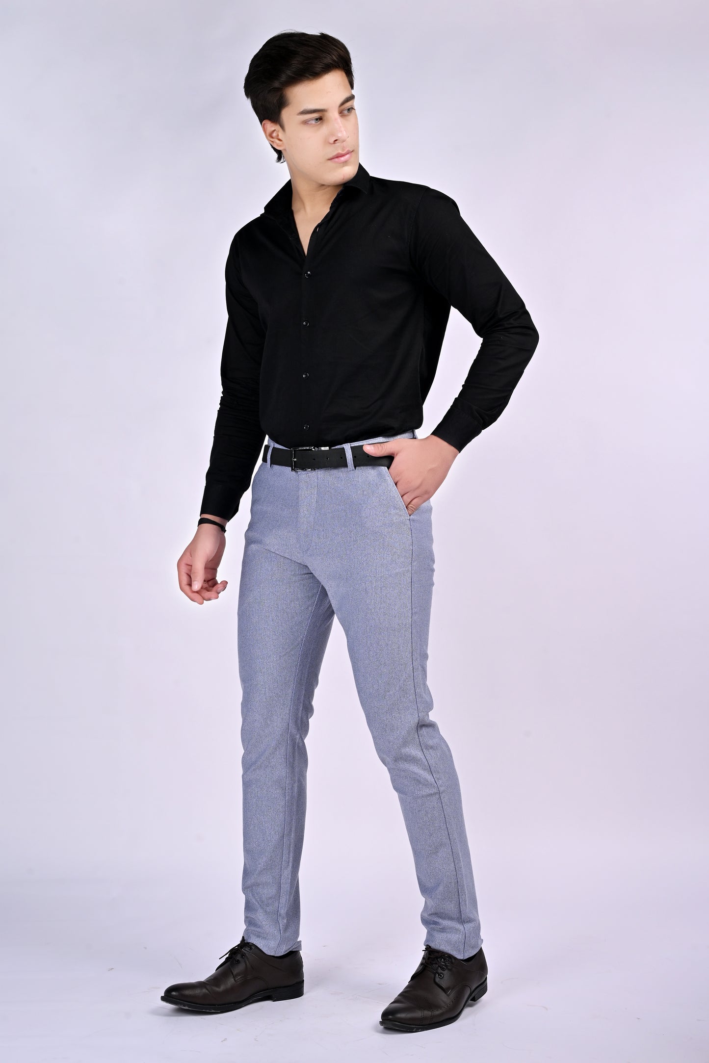 LNC UrbanFlex™ Prime 4-Way Stretch Tailored Sea Blue Trouser