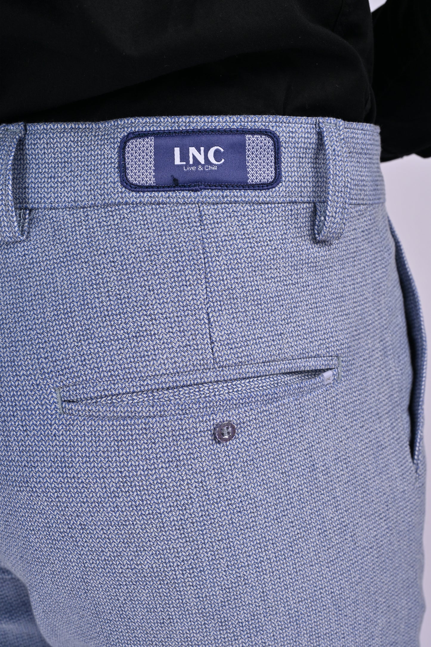 LNC UrbanFlex™ Prime 4-Way Stretch Tailored Sea Blue Trouser