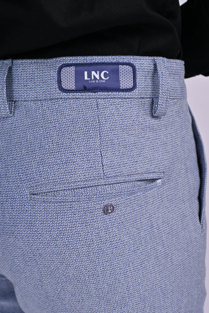 LNC UrbanFlex™ Prime 4-Way Stretch Tailored Sea Blue Trouser