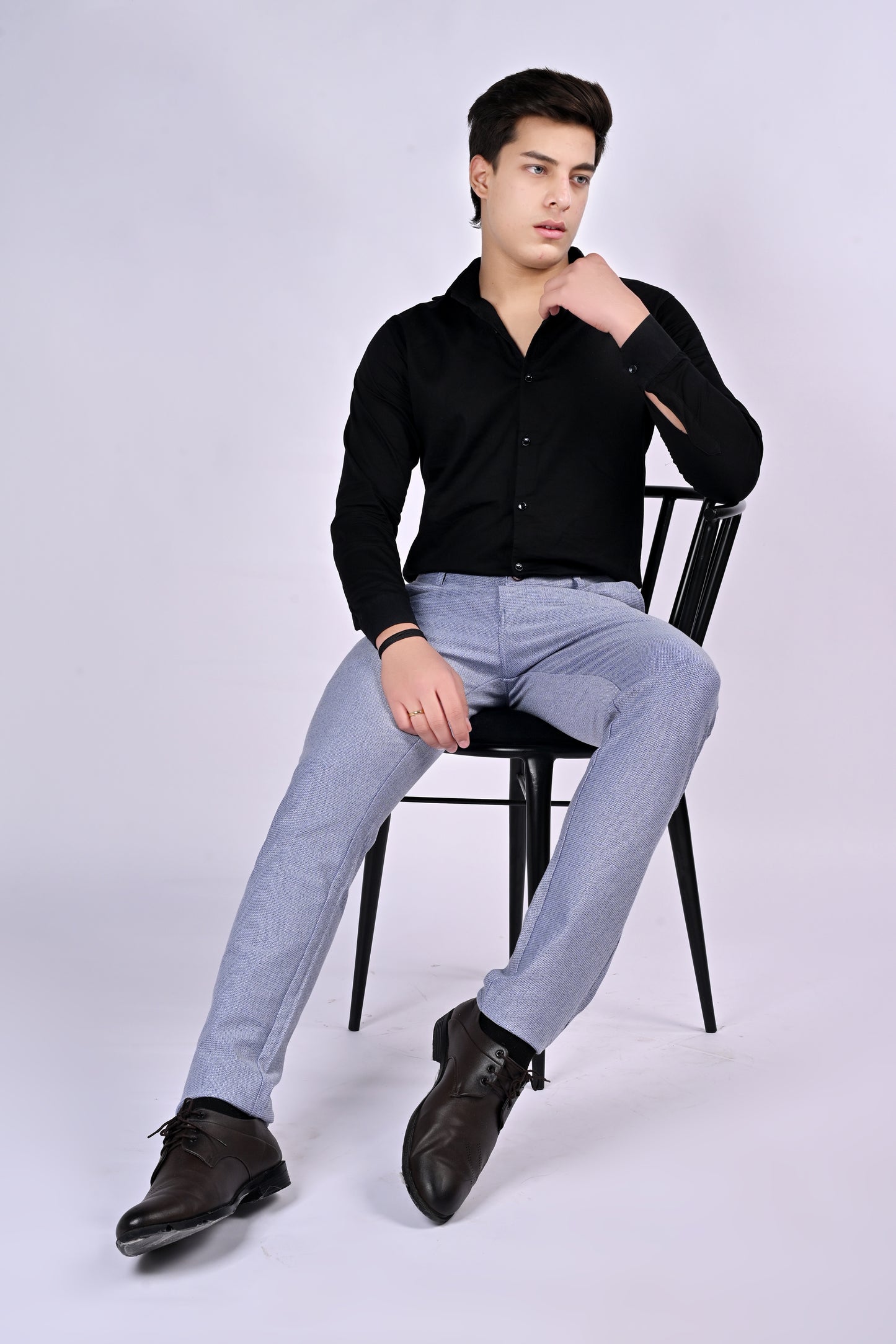 LNC UrbanFlex™ Prime 4-Way Stretch Tailored Sea Blue Trouser