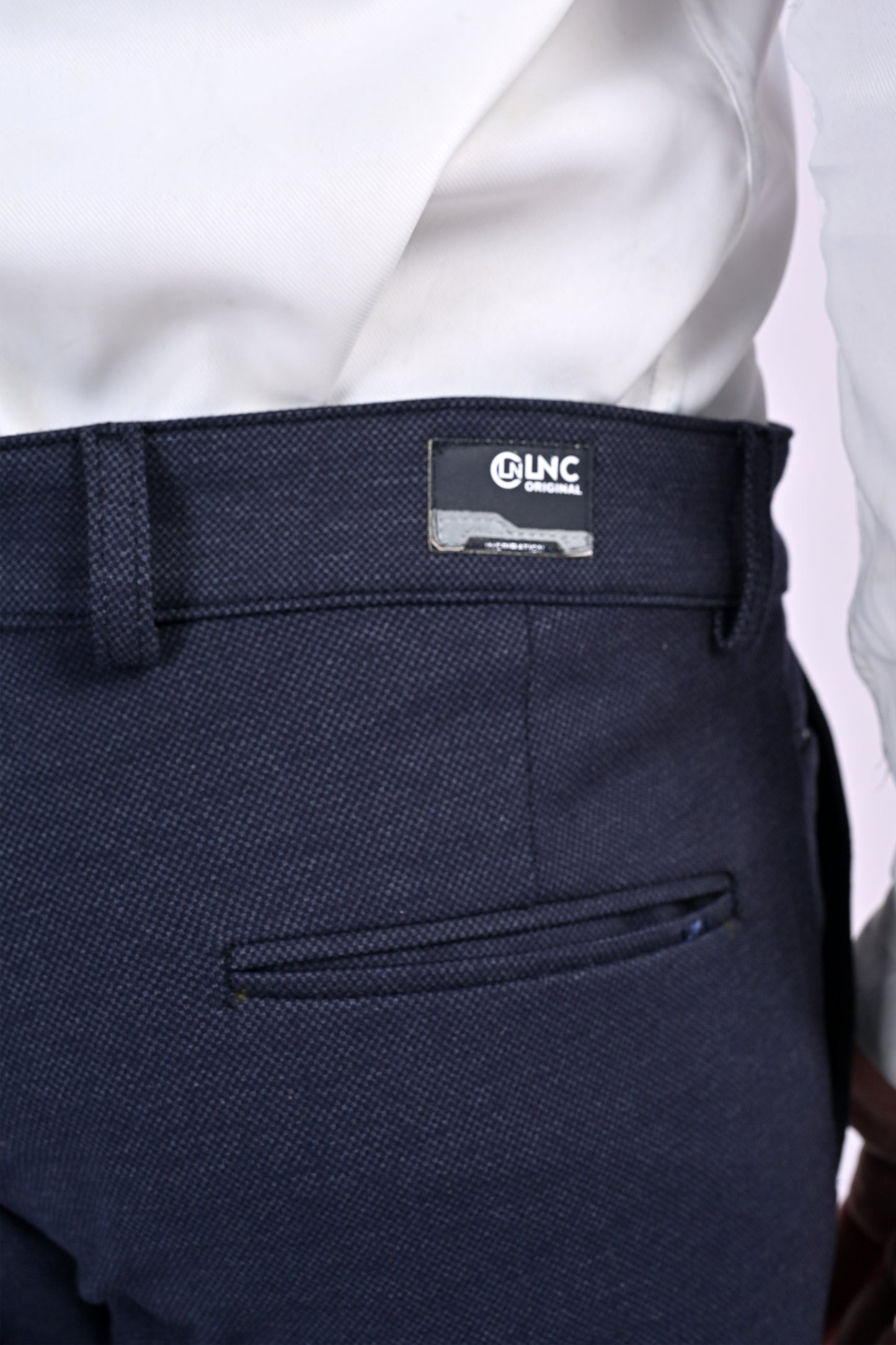 LNC UrbanFlex™ Prime 4-Way Stretch Tailored Light Navy Trouser