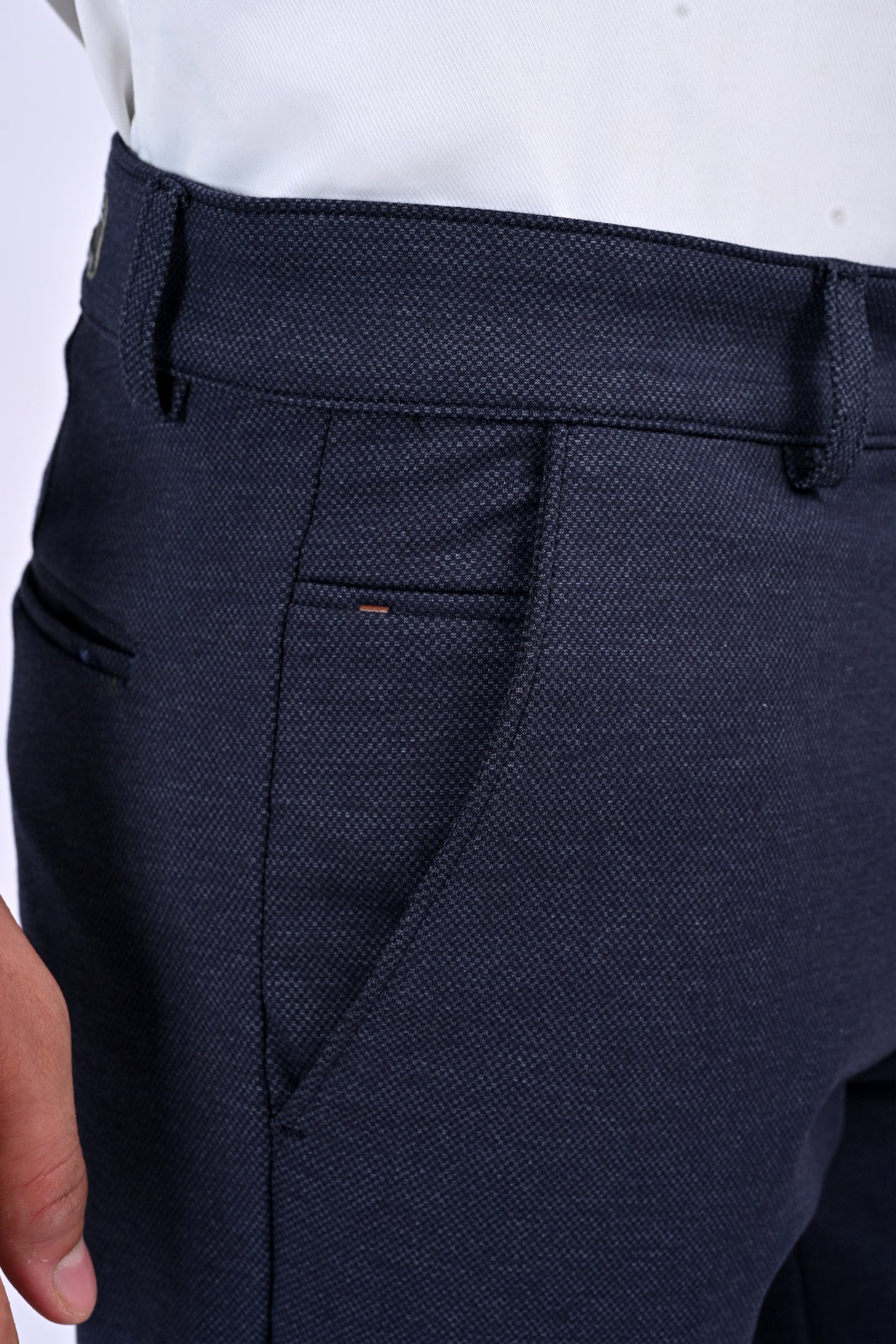 LNC UrbanFlex™ Prime 4-Way Stretch Tailored Light Navy Trouser