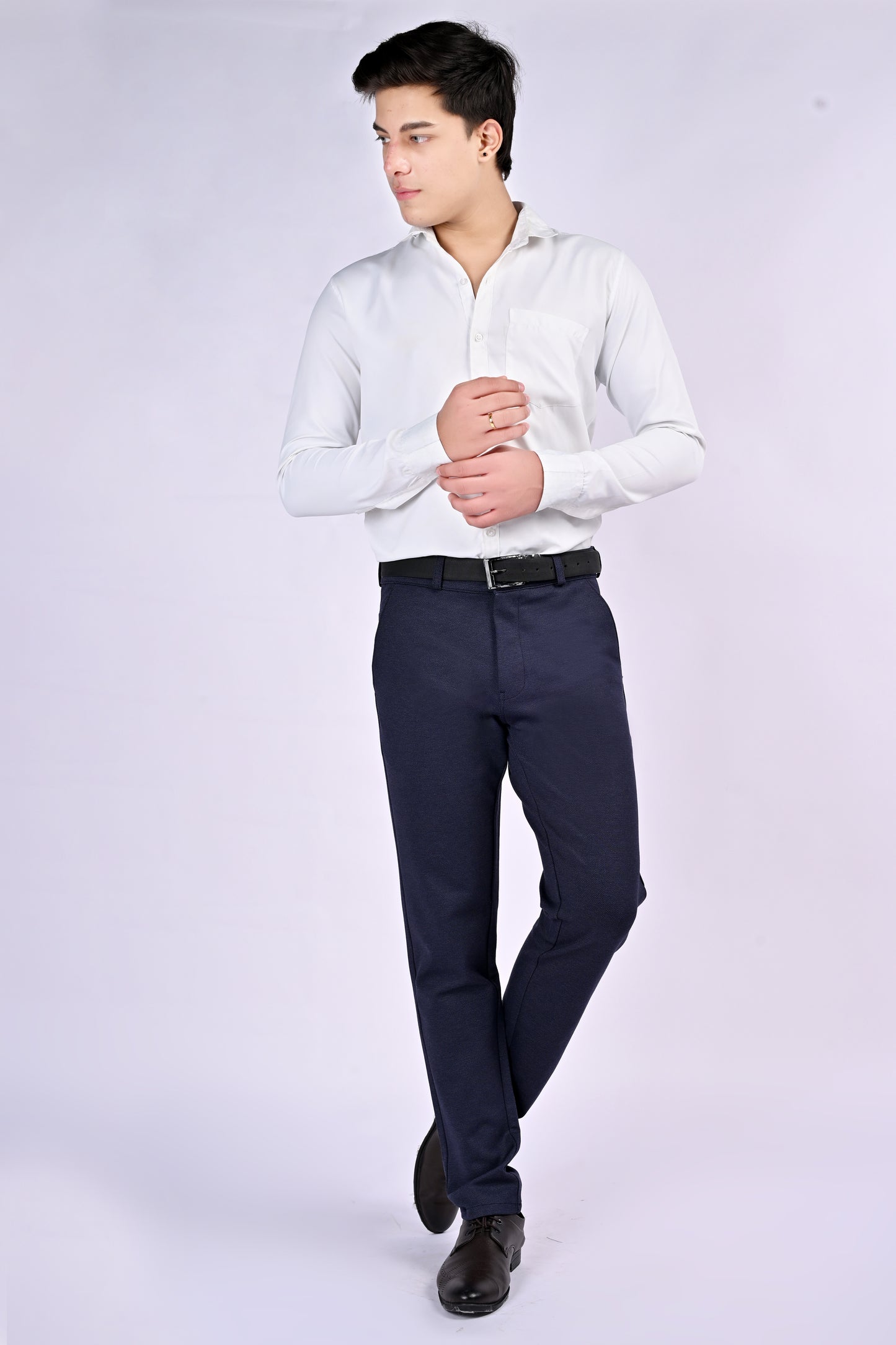 LNC UrbanFlex™ Prime 4-Way Stretch Tailored Light Navy Trouser