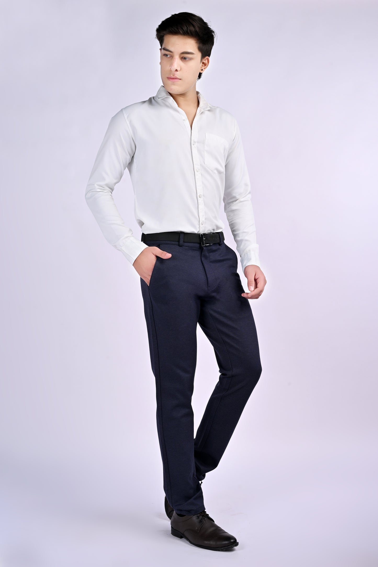 LNC UrbanFlex™ Prime 4-Way Stretch Tailored Light Navy Trouser