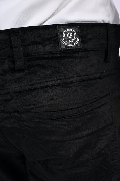 EliteSoft™ Premium Corduroy Black Trousers – Winter Luxe Edition