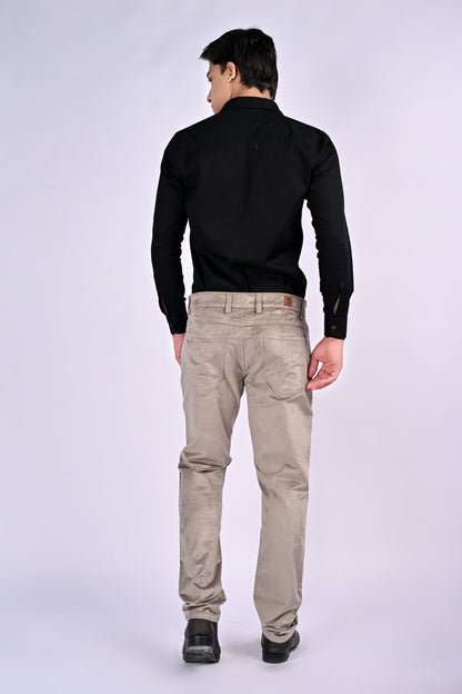 EliteSoft™ Premium Corduroy Beige Trousers – Winter Luxe Edition