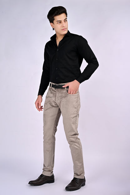 EliteSoft™ Premium Corduroy Beige Trousers – Winter Luxe Edition