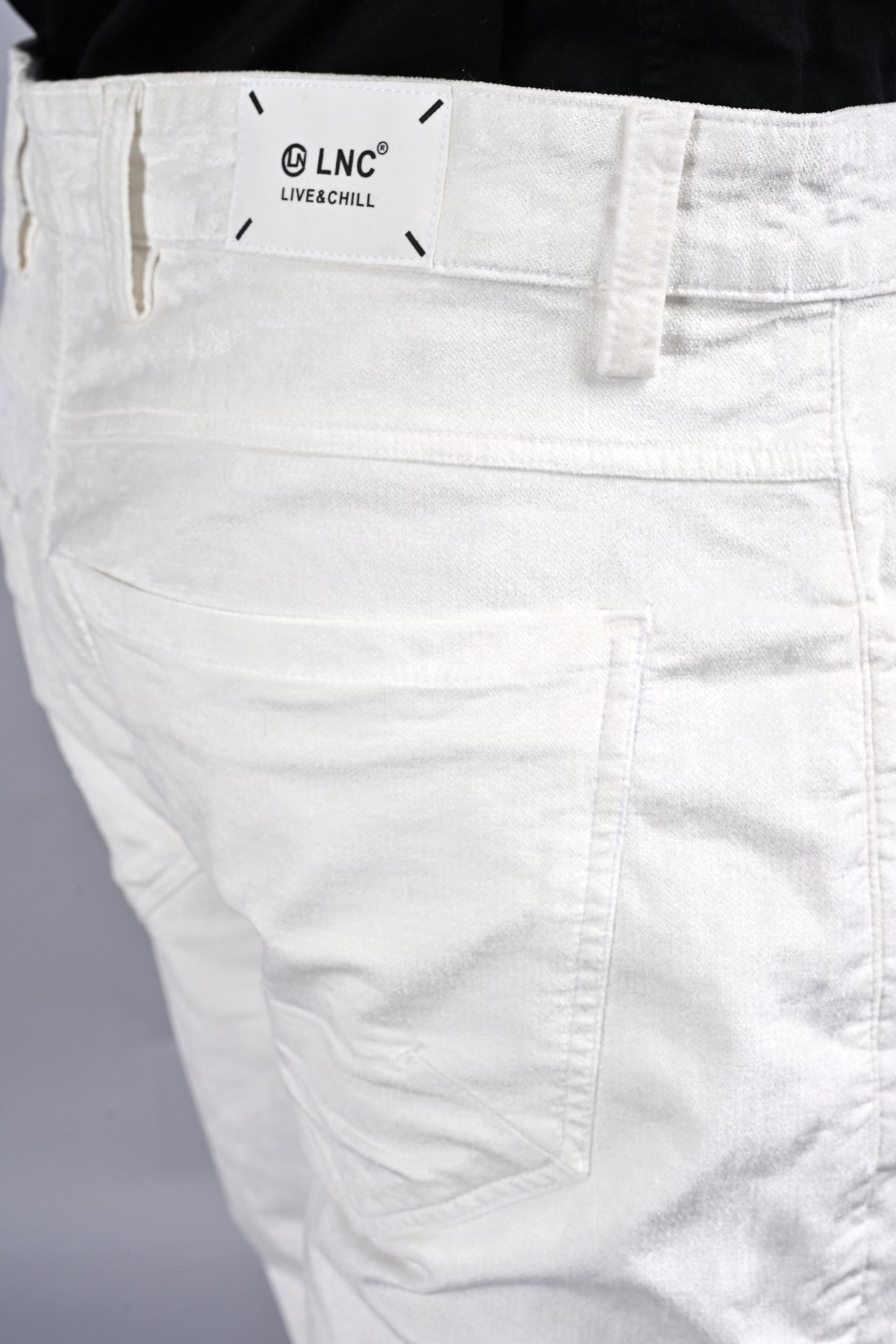 EliteSoft™ Premium Corduroy White Trousers – Winter Luxe Edition