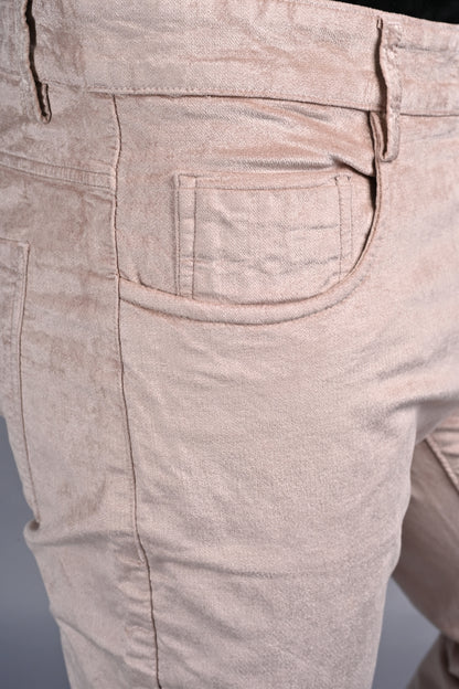 EliteSoft™ Premium Corduroy Cream Trousers – Winter Luxe Edition