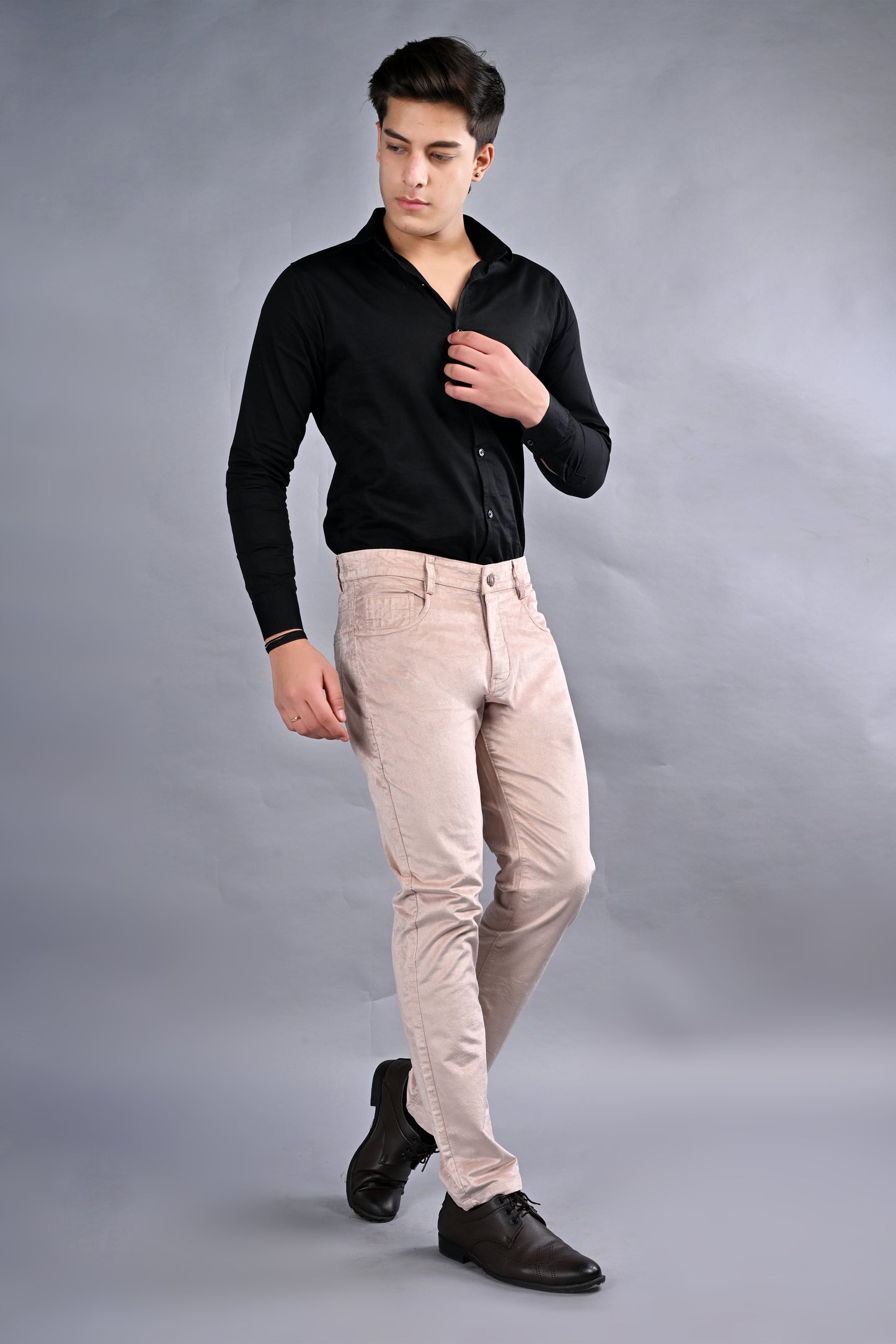 EliteSoft™ Premium Corduroy Cream Trousers – Winter Luxe Edition