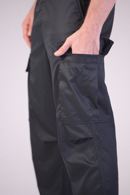 Terriflex Black Cargo Pants