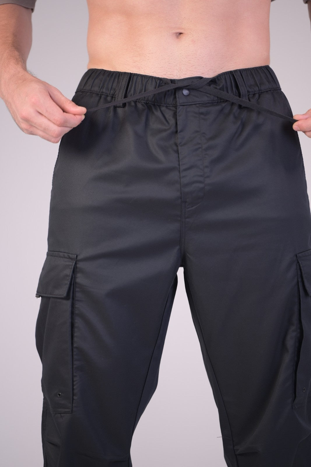 Terriflex Black Cargo Pants
