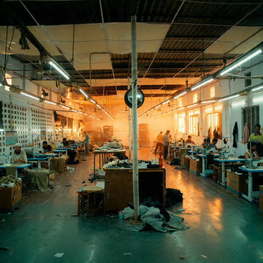The stitching line